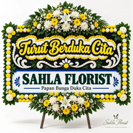 Papan Bunga Duka Toraja Utara